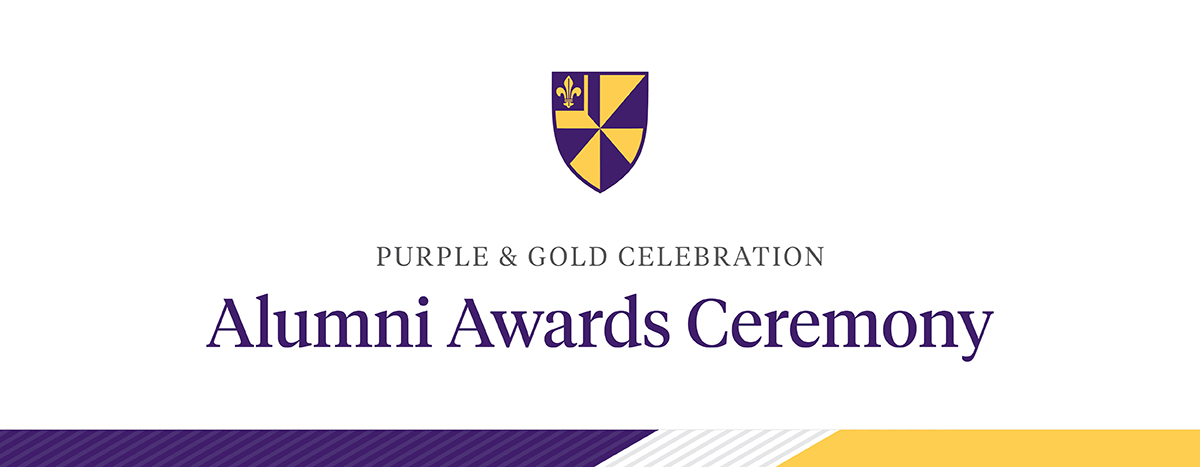 Purple and Gold Celebration, Alumni Awards Ceremony. 